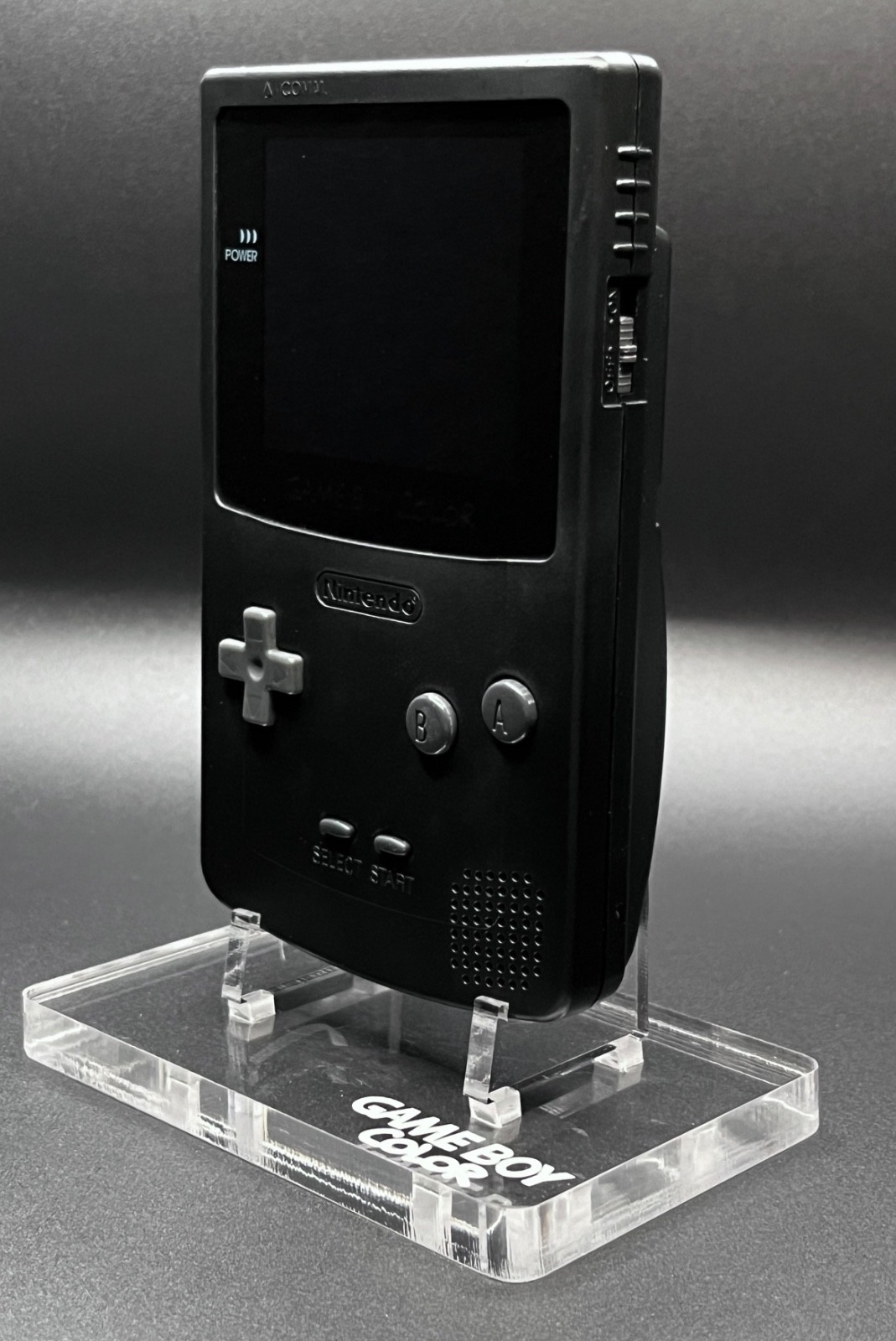 GameBoy Color OLED Screen Mod + USB‑C Rechargeable 1500mAh – Black