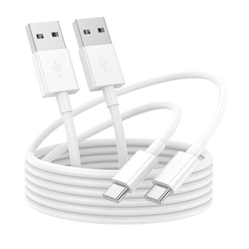 USB-C Cable (1M 2-Pack) – USB A to USB-C 3A Fast Charging High-Durability PD