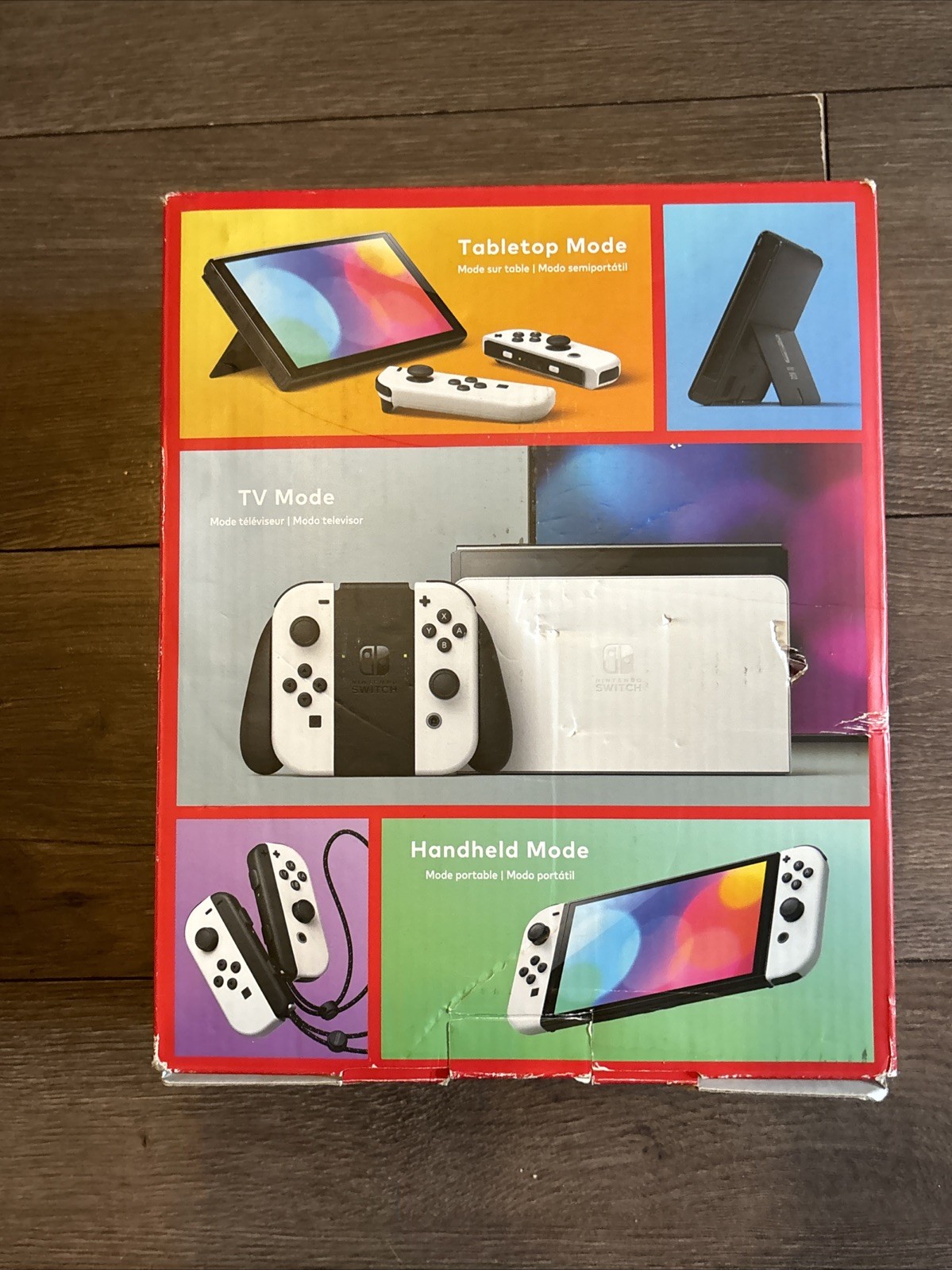 OPEN BOX NINTENDO SWITCH OLED HEG-001 HANDHELD CONSOLE 64GB