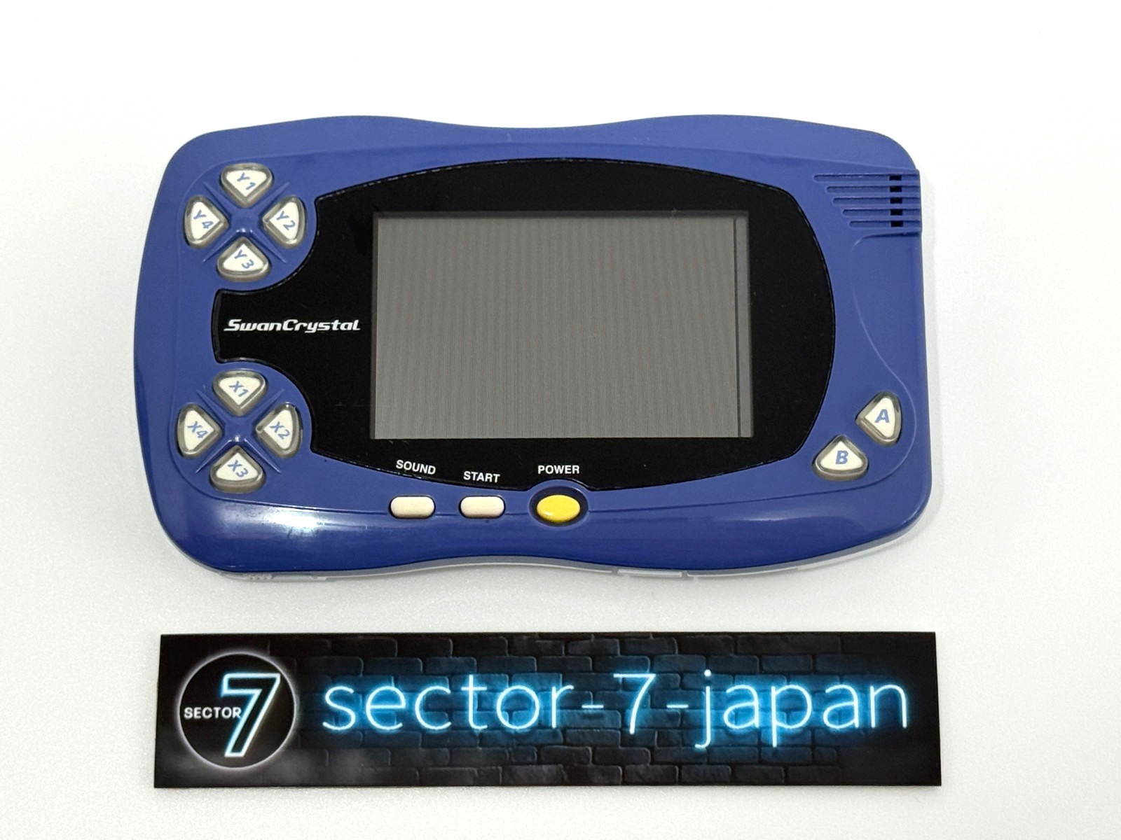[VGC] Bandai WonderSwan Swan Crystal Blue Violet Console System Boxed VG GoodCon