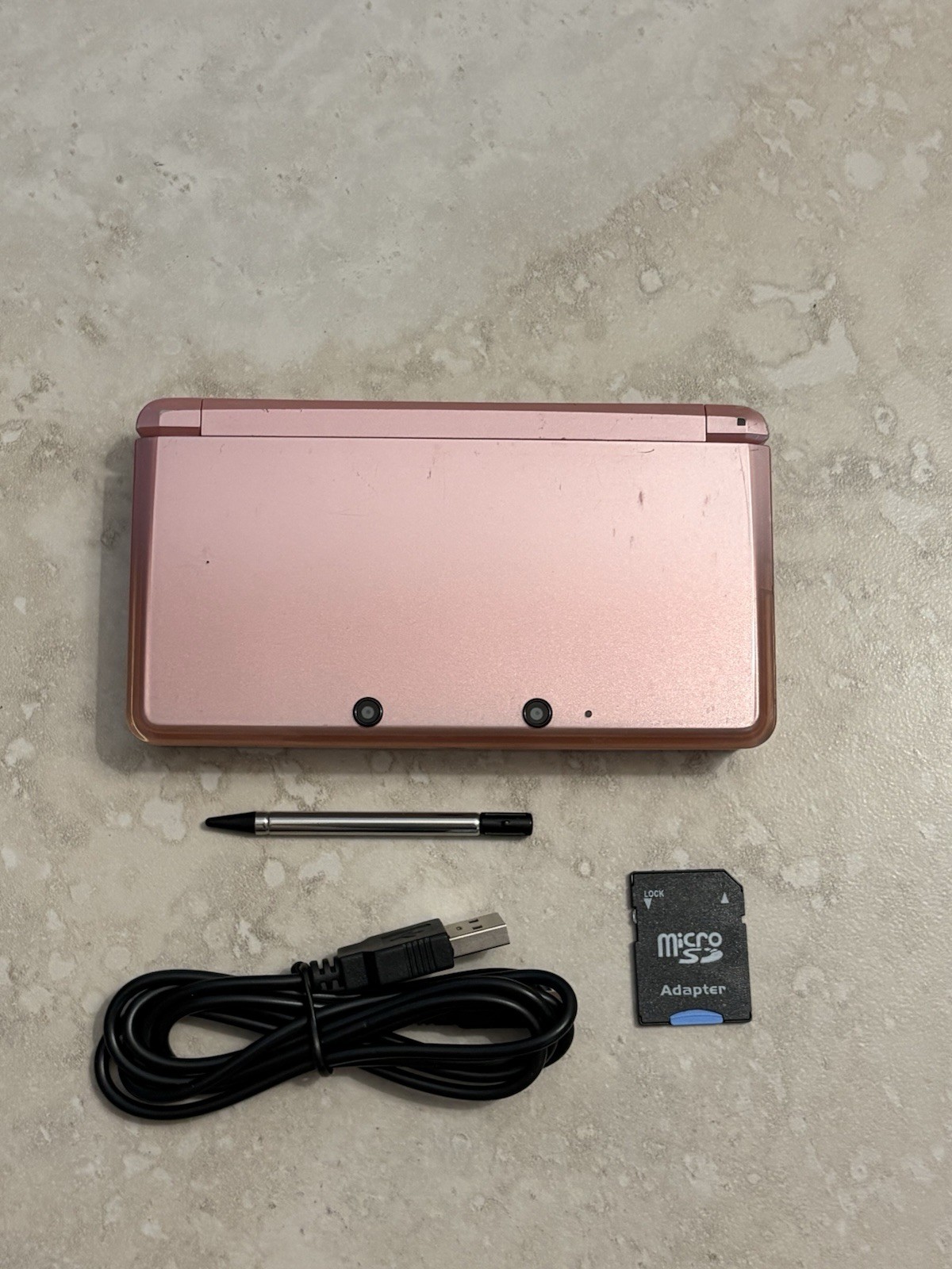 Nintendo 3DS Console Pink Edition With Charger US SELLER Read Description