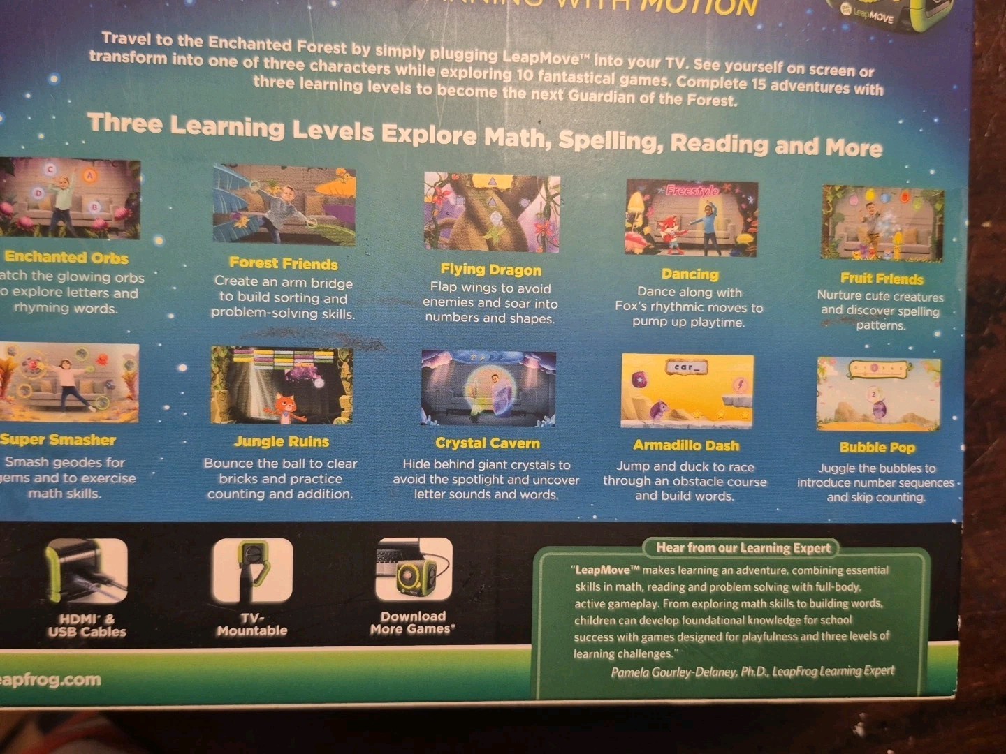 Factory Sealed. LeapFrog LeapMove Interactive Learning Game, Ages 4-7 Years Old