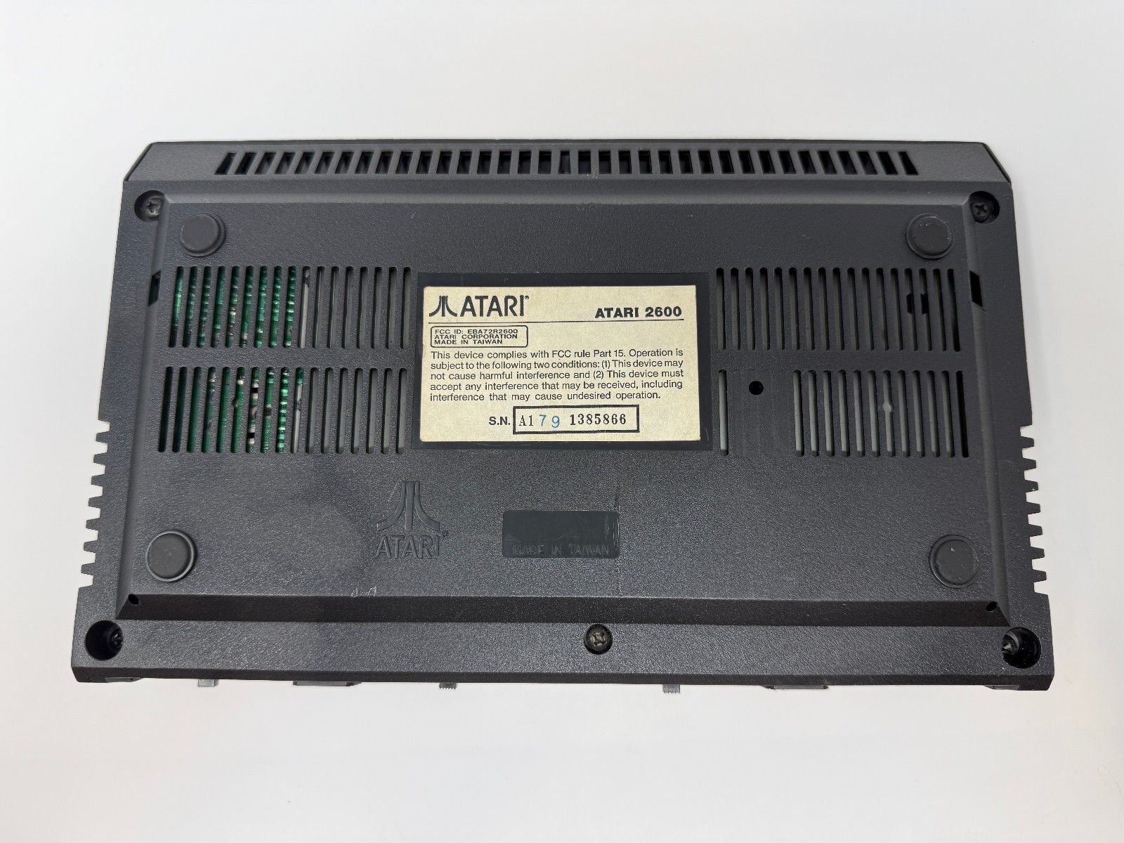 Atari 2600 Jr. Game Console *NO CORDS, GAMES OR CONTROLLERS – TESTED*