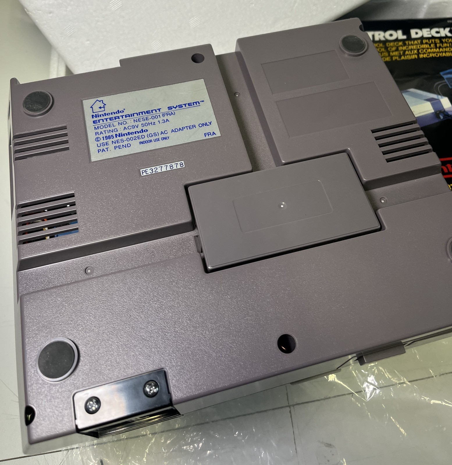 NINTENDO NES CONSOLE CONTROL DECK PAL B SCART FRANCE NES-S-CD-FRA BOXED TESTED