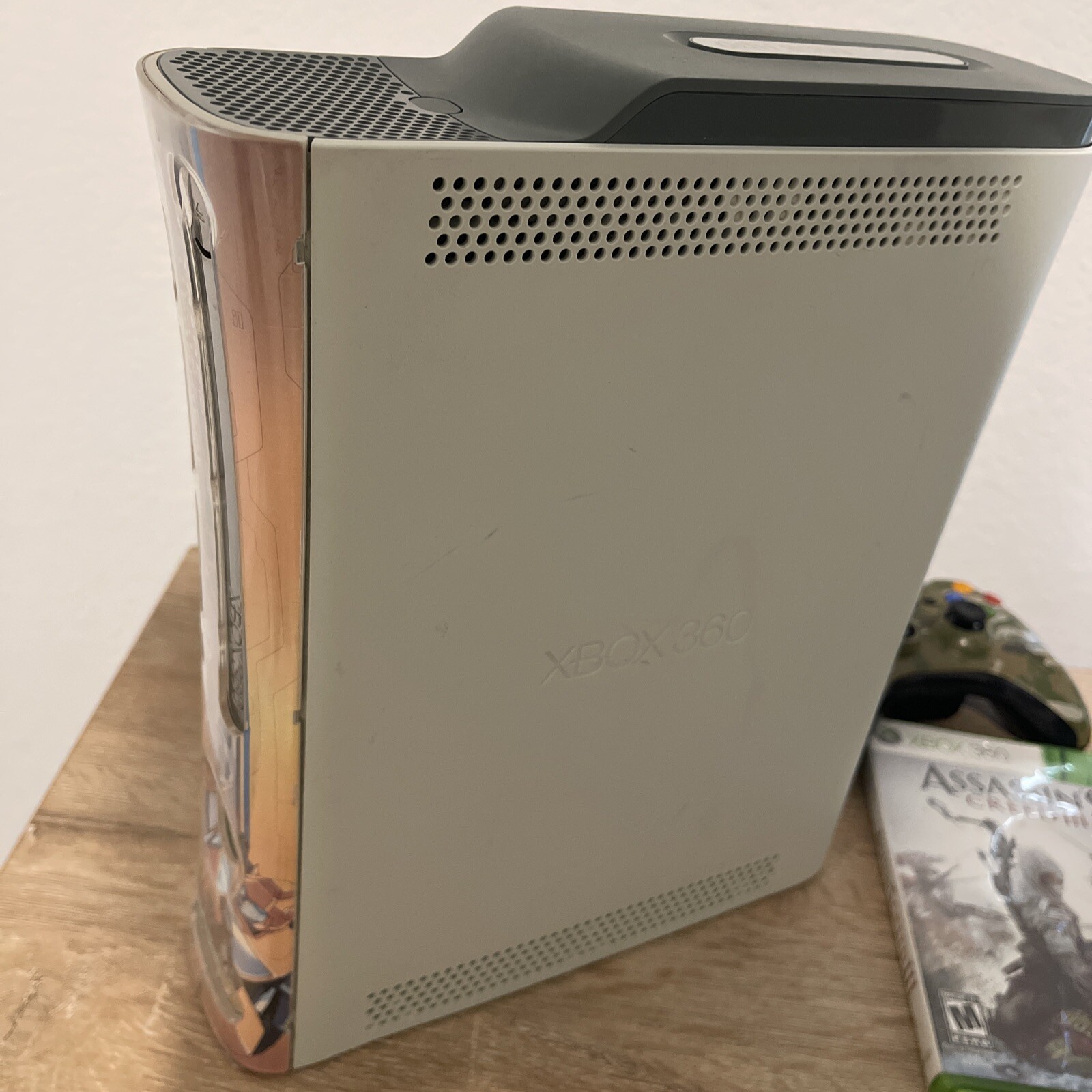 Xbox 360 Transformer Edition System Bundle 60GB White Console And Games