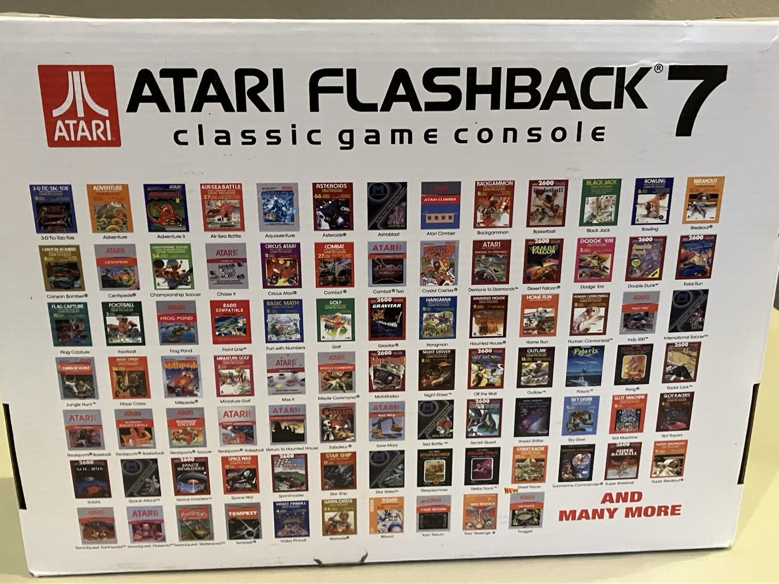 Atari Flashback 7 Classic Game Console 101 Built-In Games with Wireless Control