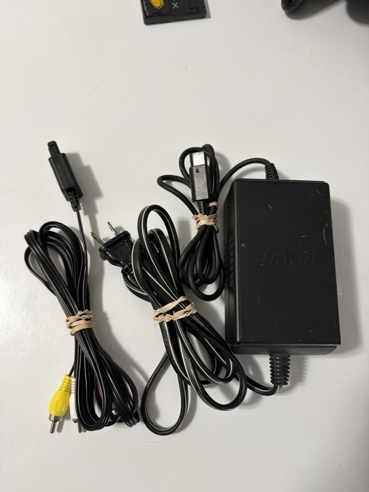 Nintendo DOL-001 GameCube Console – Black, Controller & Cables Optical Recapped