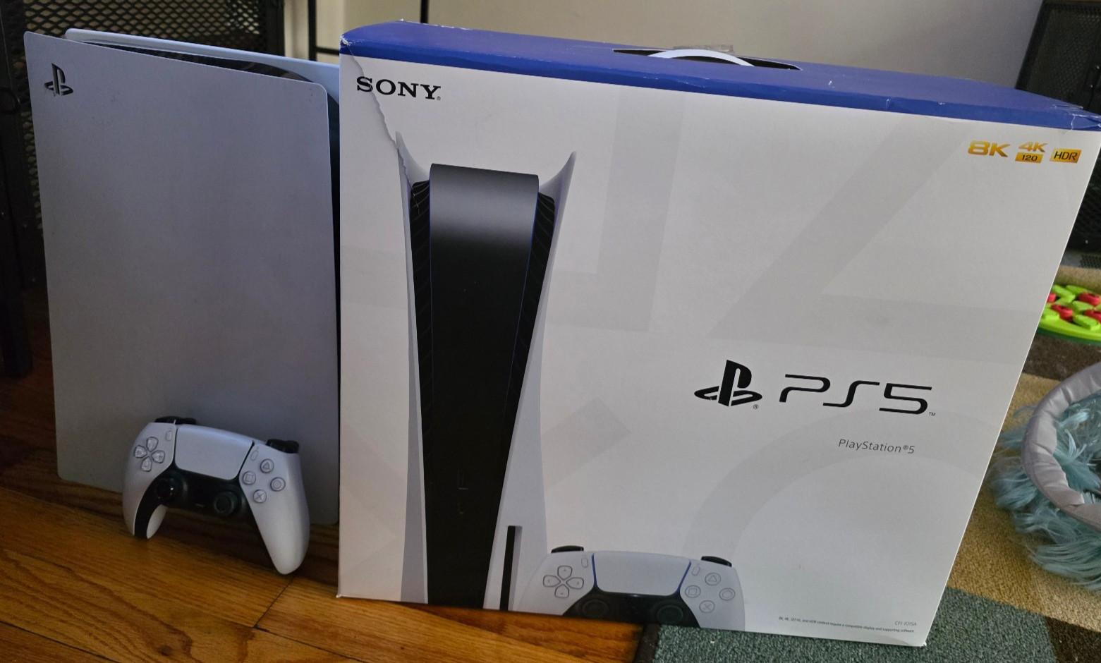 Sony PlayStation 5 Disc Edition Console 825GB White USED w/ Box