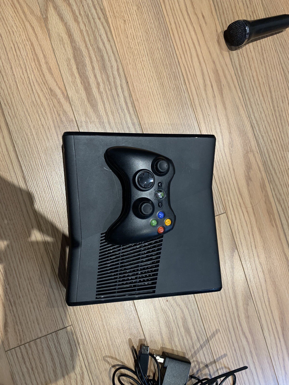 Microsoft Xbox 360 S 4GB Black Console CLEANED & TESTED