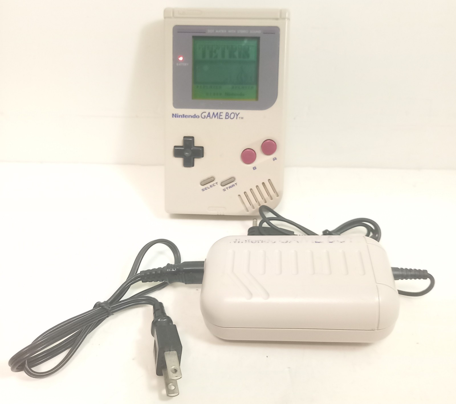 Nintendo Gameboy Game Console Gray Color DMG-01 With Chager Tested Worling