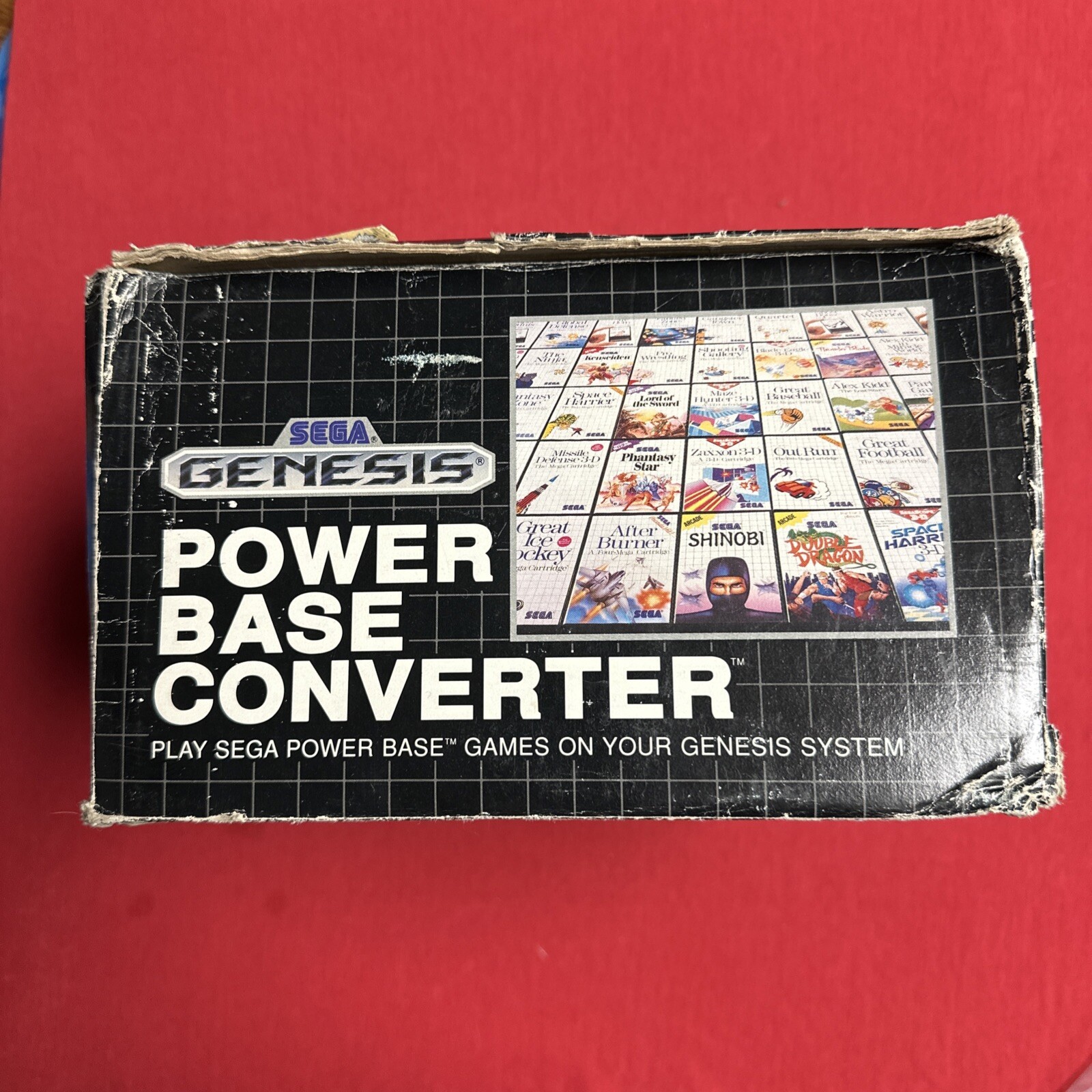SEGA Genesis Master System Power Base Converter – Missing Styrofoam – Manual