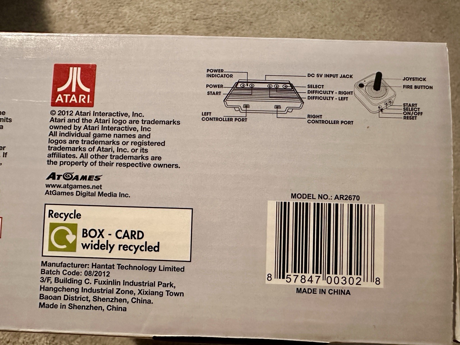 Atari Flashback 4 Classic Game Console 40th Anniversary New 75 Games w/ Box