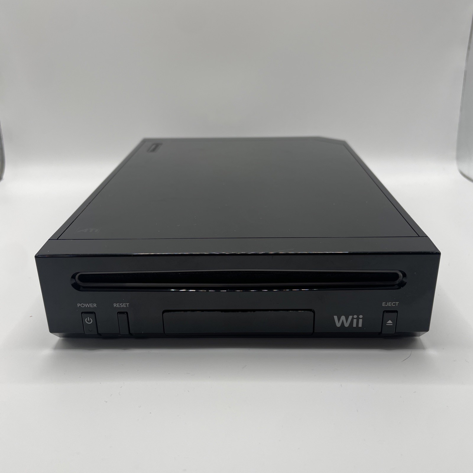 Nintendo Wii Black Console With Nunchuck And Cords Tested And Works – See Pics
