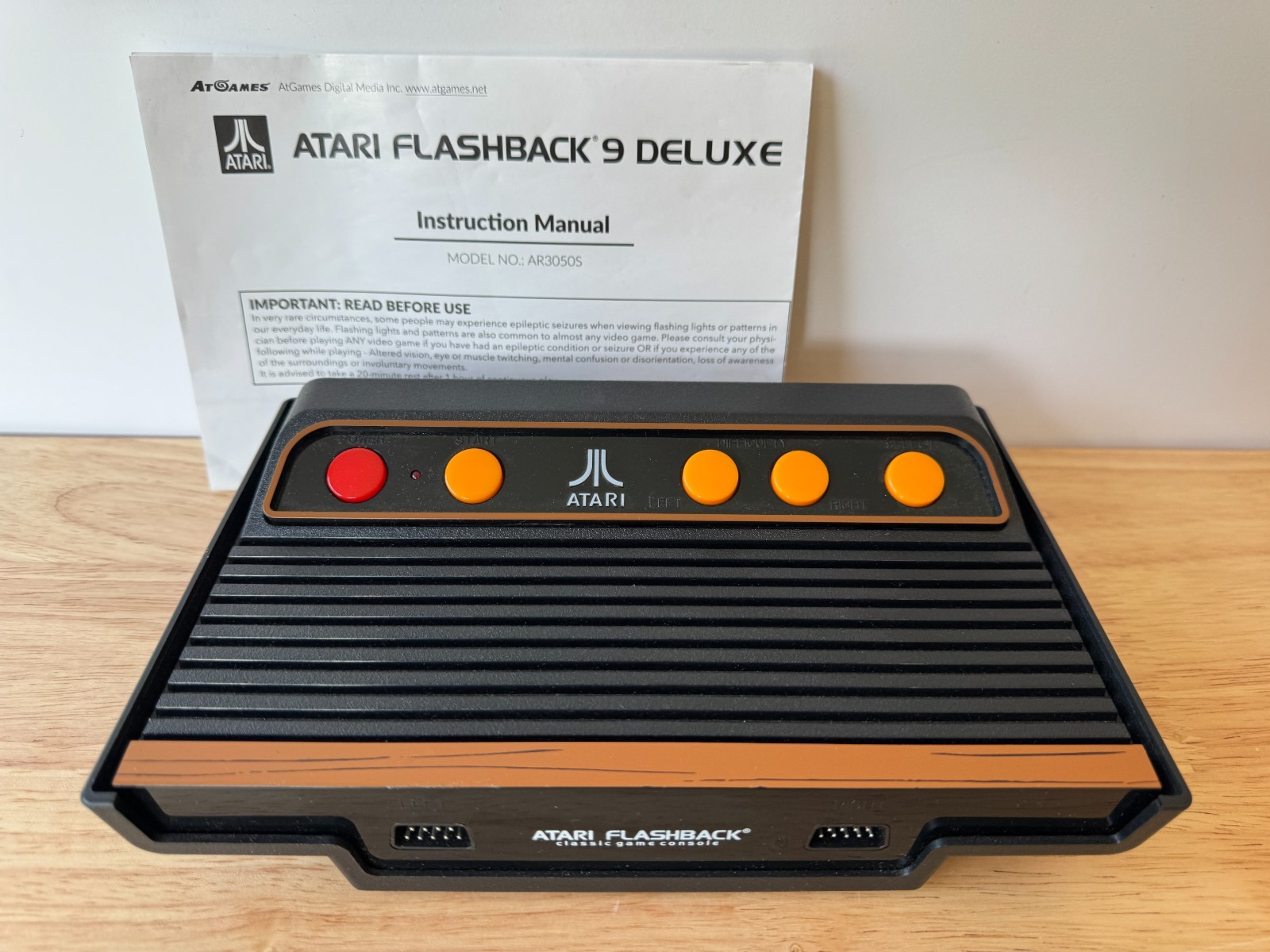 Atari Flashback 9 – 100+ Games UNIT ONLY No Controllers or Power Supply UNTESTED