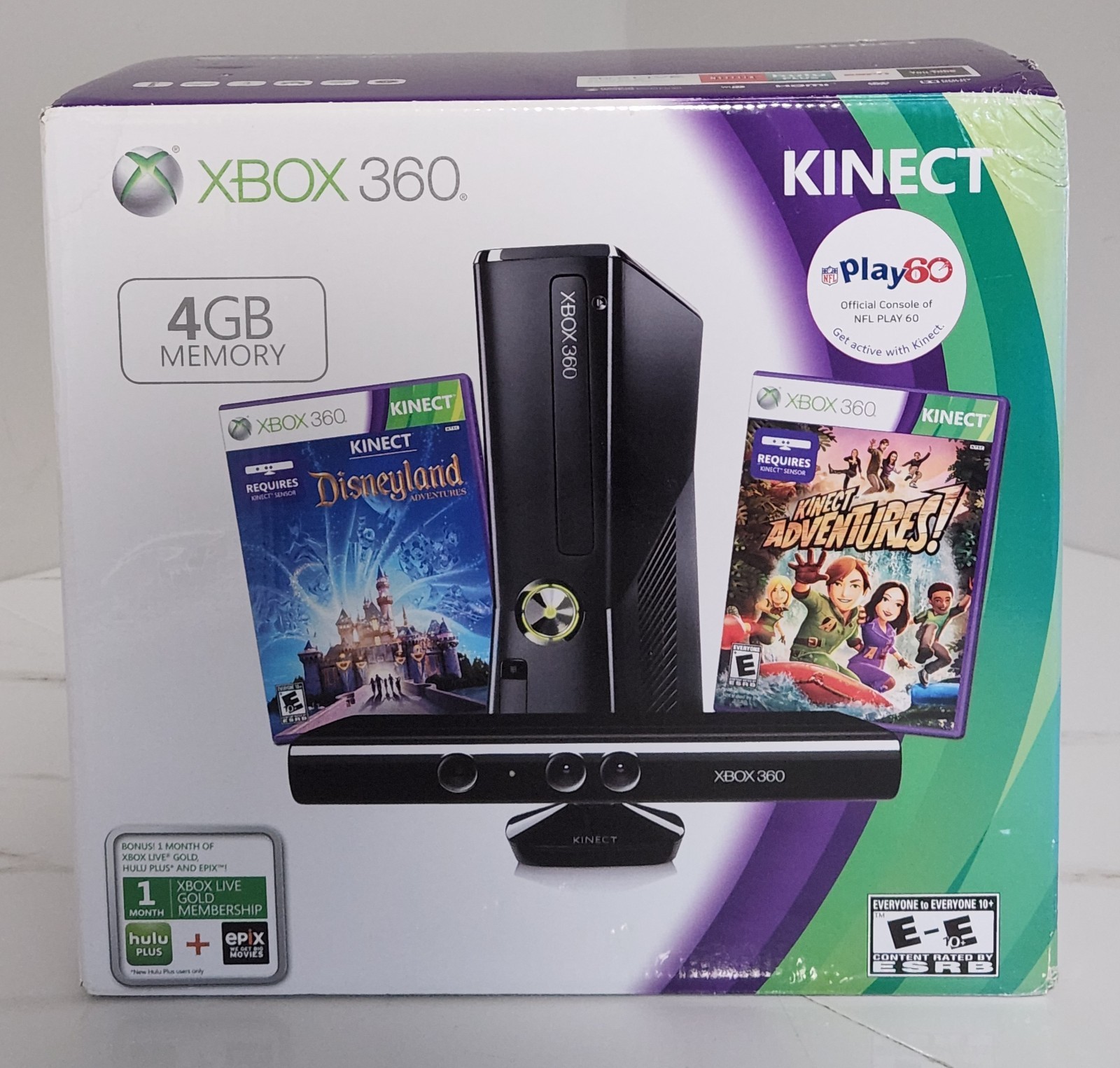 Microsoft XBOX 360 Disneyland Kinect Holiday System Bundle 4gb Brand New In Box