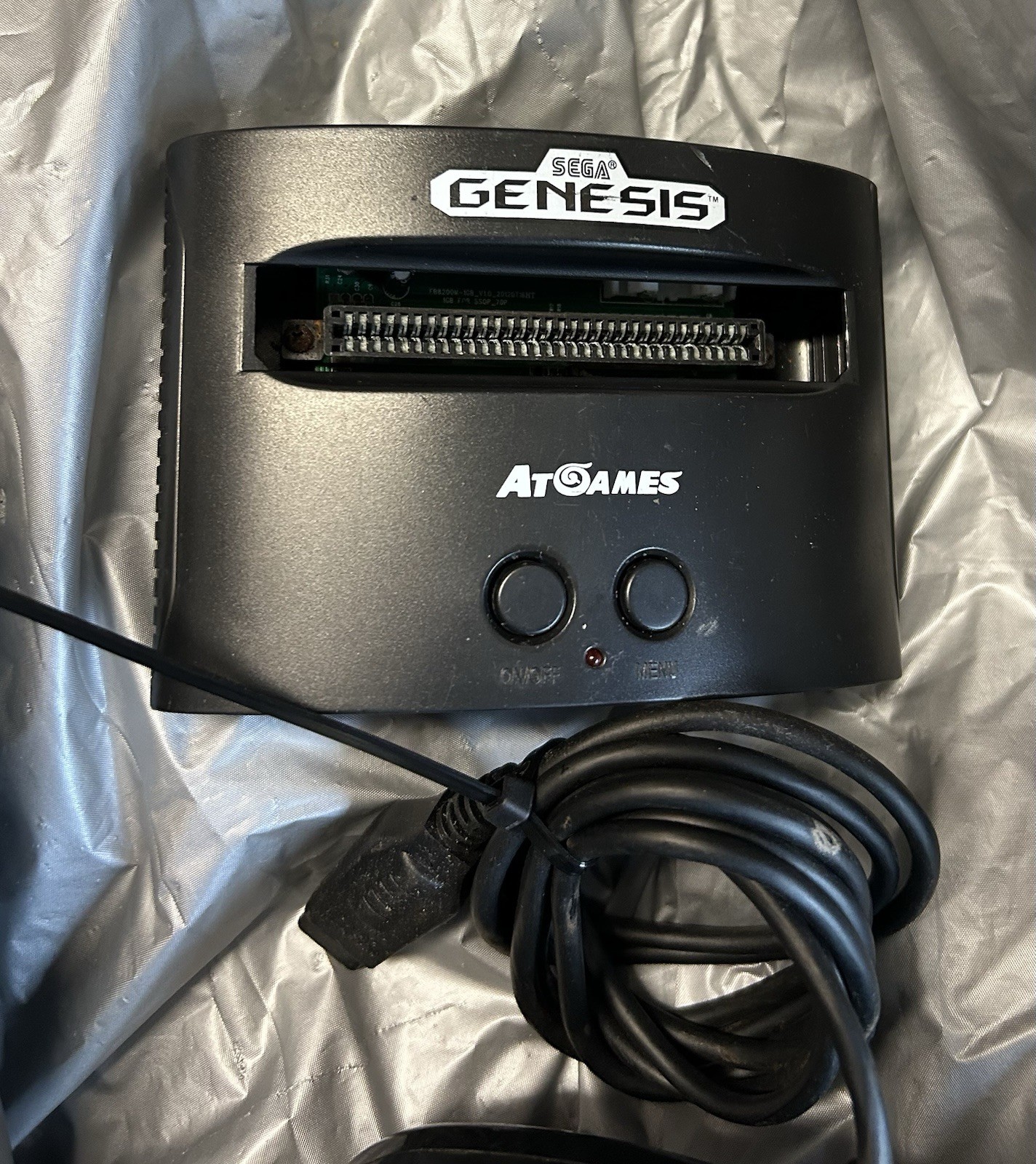 Sega Genesis Console 1601 with controller/hookups with ext port And More