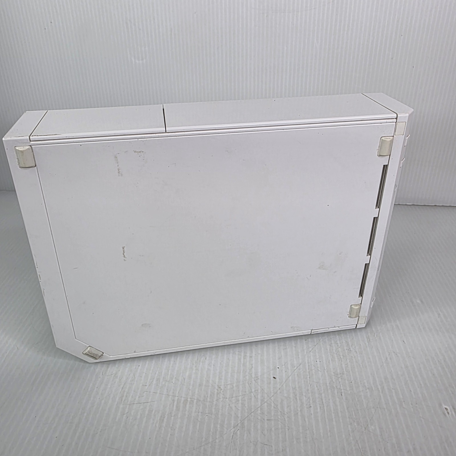 Nintendo Wii Console w/ OEM Stand, Motion Sensor Bar, Cables, SD Card – Works!