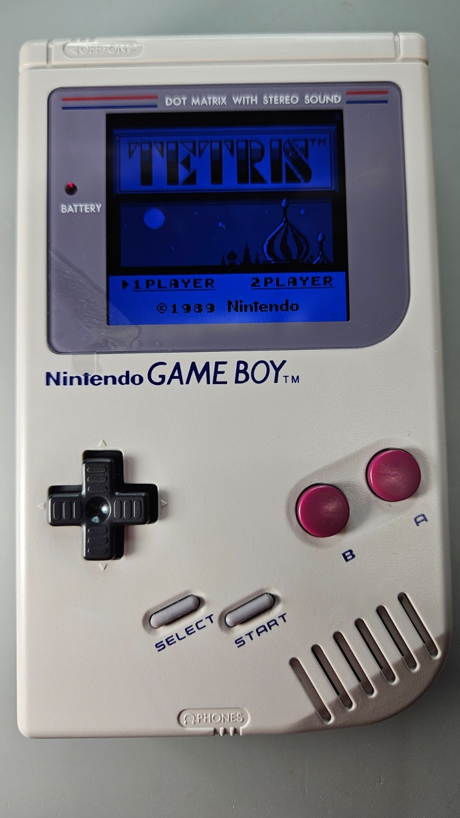 SL-DMG-01 – OEM Game Boy Internals – IPS Display, 10hr battery, Tetris, & Case!