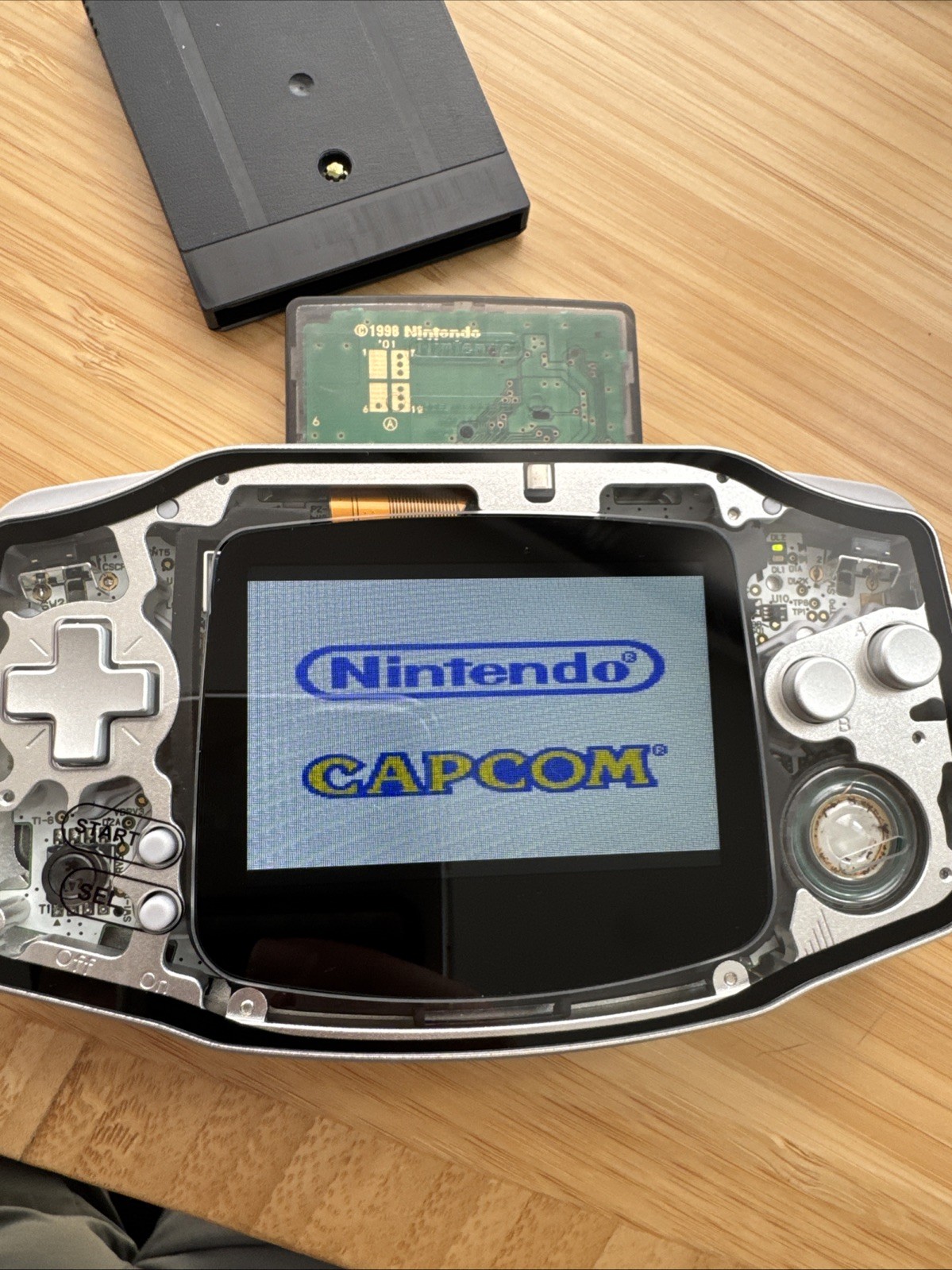 Nintendo Game Boy Advance Boxy Pixel Custom Aluminum IPS with USB-C Charging