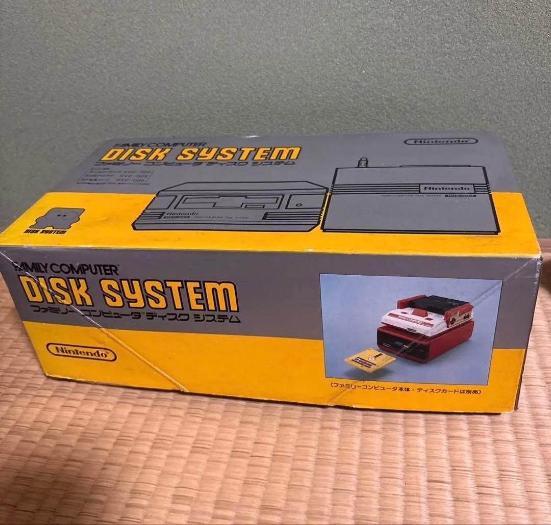 Junk Nintendo Famicom Disk System Console w/ Box, Manual, RAM & AC Adapter Japan