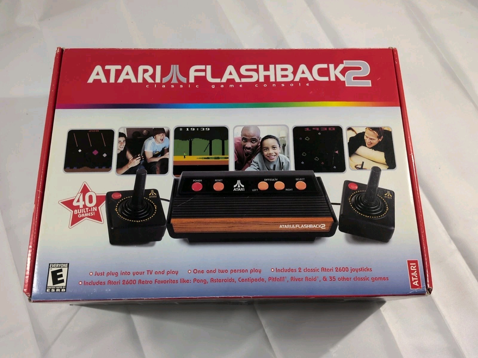 Atari Flashback 2 Console System Complete in Box Tested Working