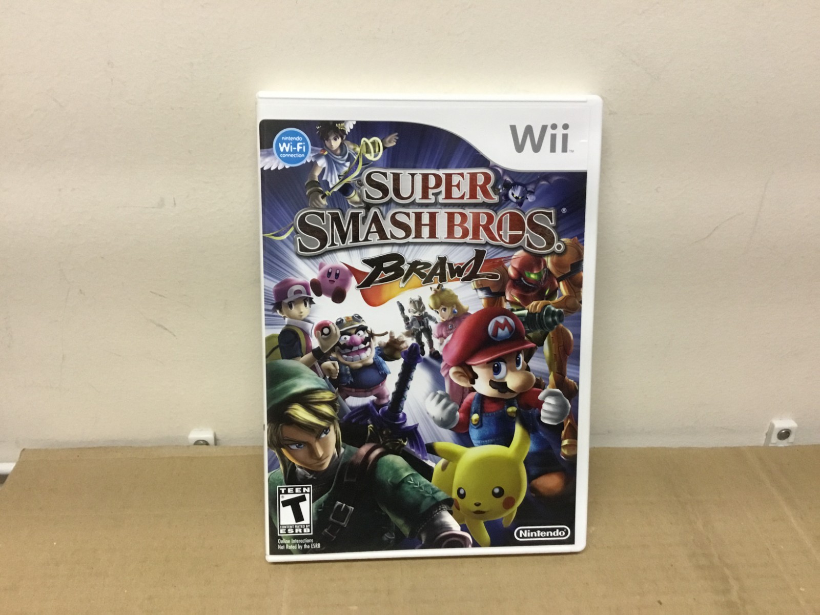 Used Nintendo Wii Disc – Super Smash Bros: Brawl w/ Case and Booklet – CIB