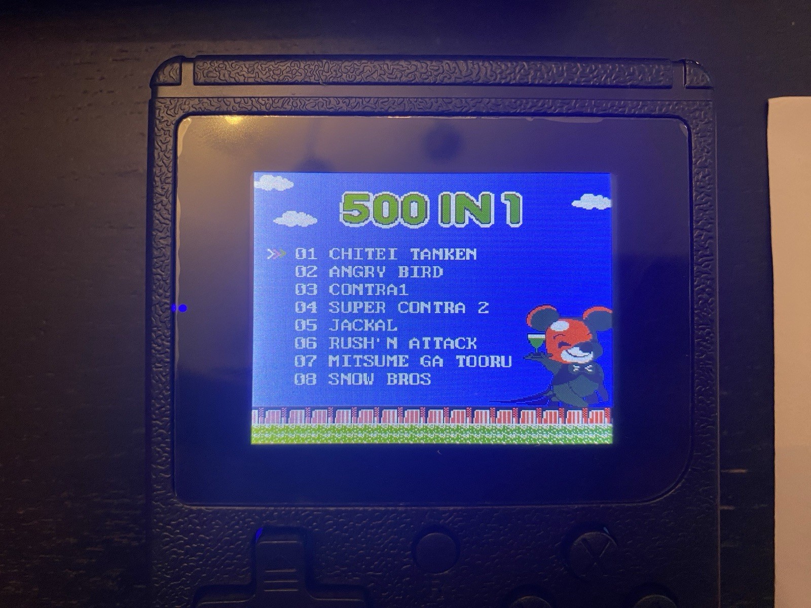 Retro Handheld Game Console With 500 Games