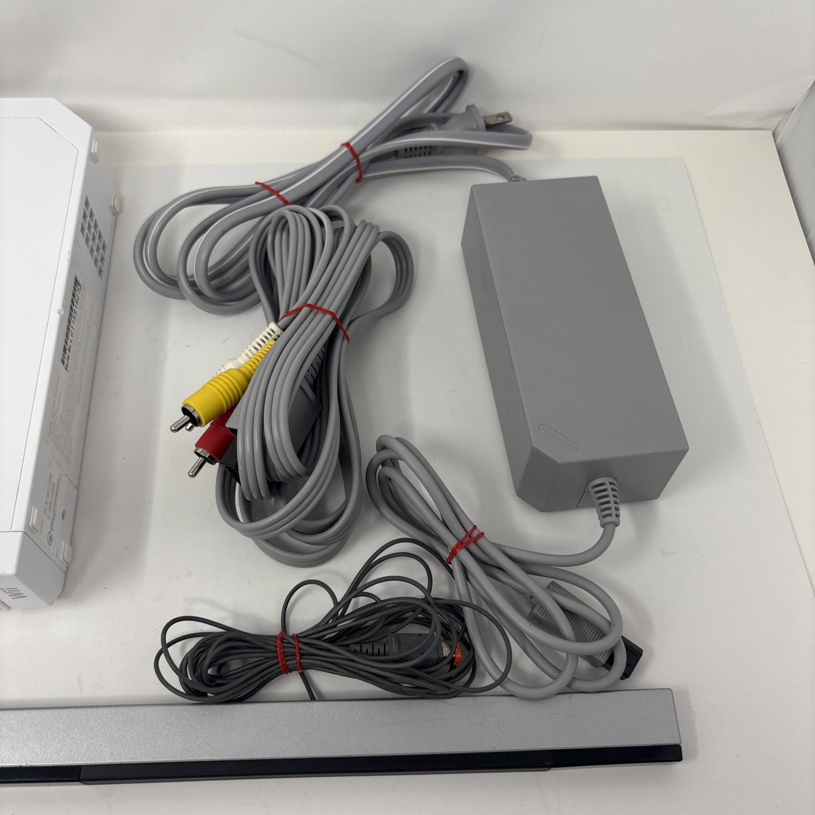Nintendo Wii Console Bundle w/ 2 Remotes – 2 Nunchuks – Wii Sports – Mario