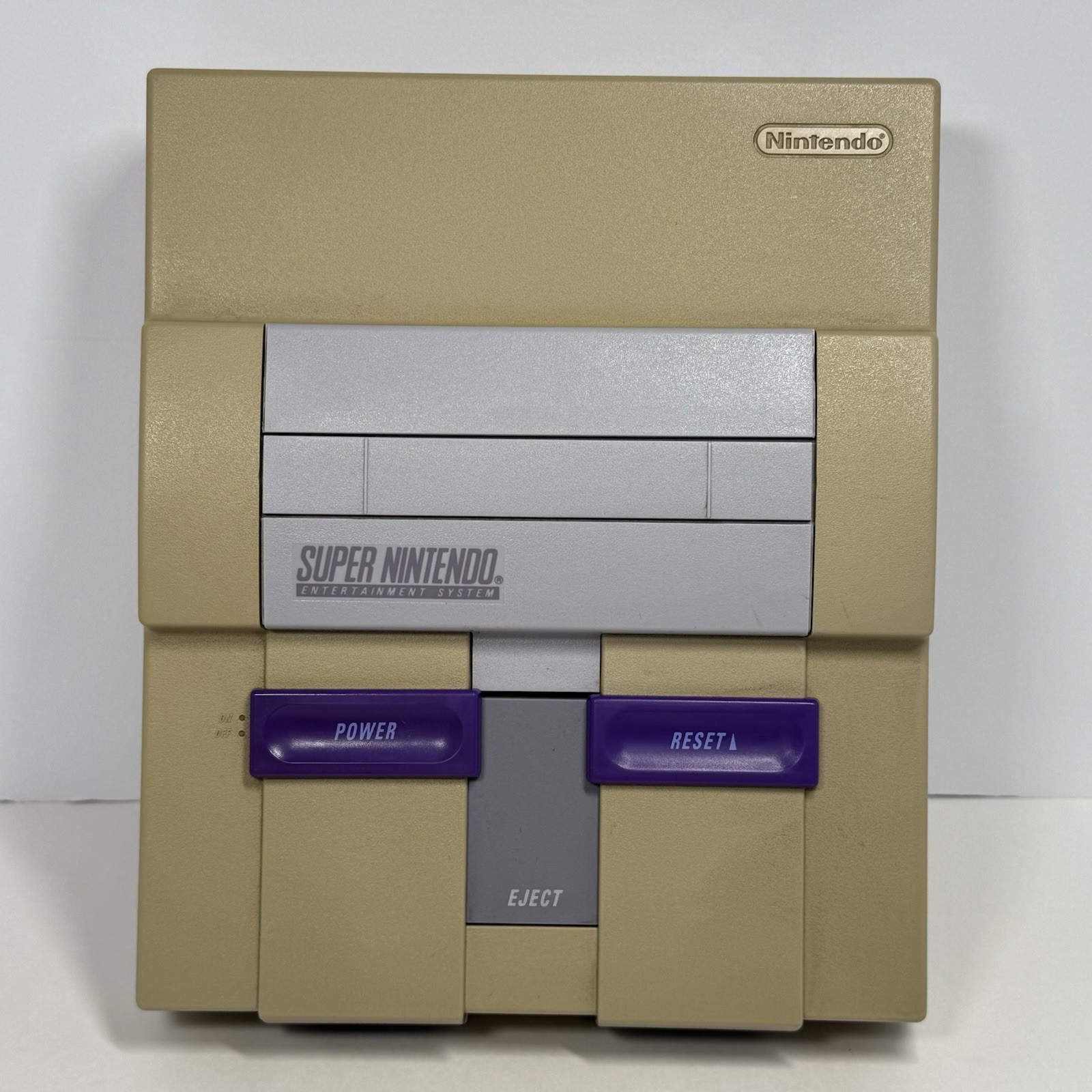 Super Nintendo SNES Console Bundle Tetris 2 F-Zero OEM Controller Cords Works