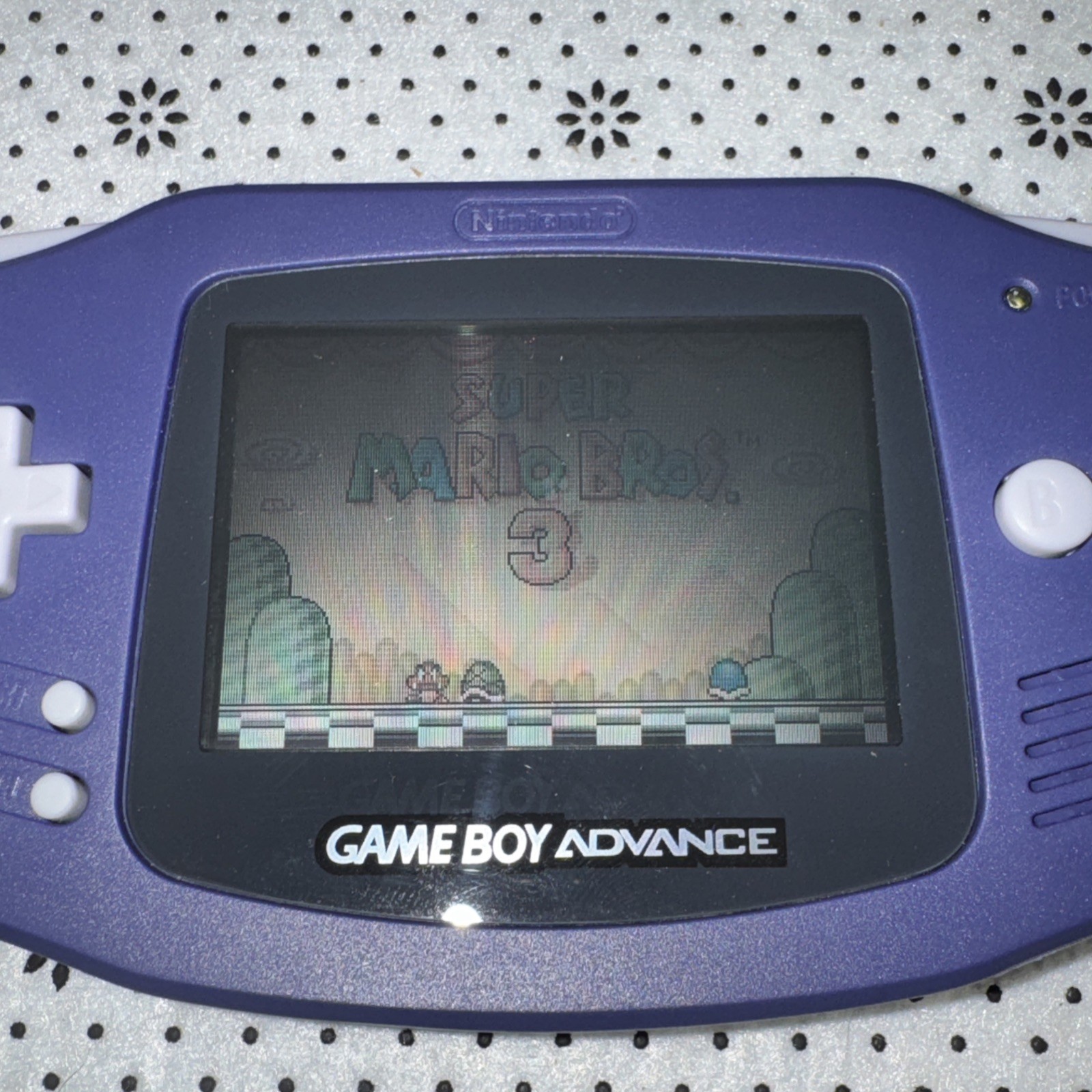 Nintendo Game Boy Advance GBA AGB-001 – Indigo Purple – MINT – 100% OEM