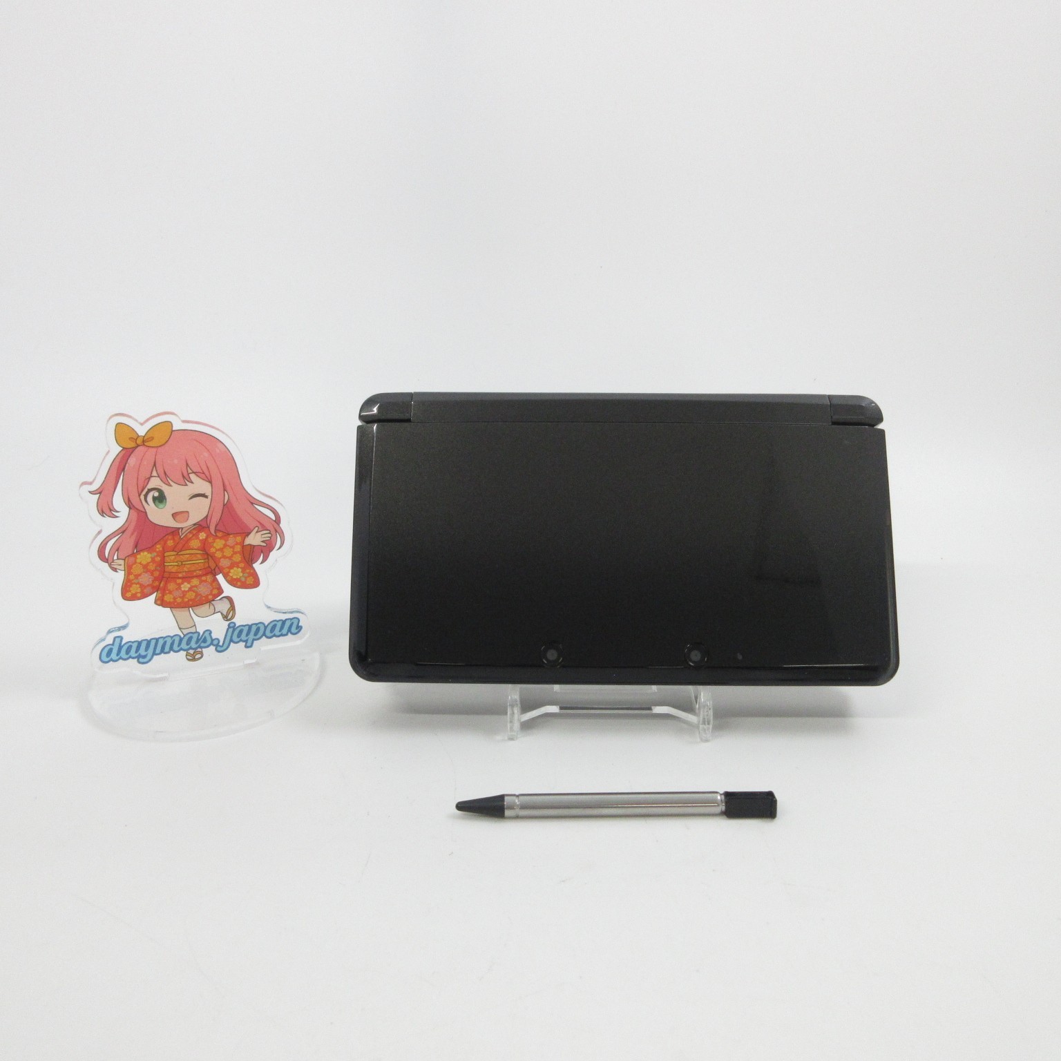 【Very Good】Nintendo 3DS Cosmo Black Console ONLY Japanese Edition #DEN08/0721/04