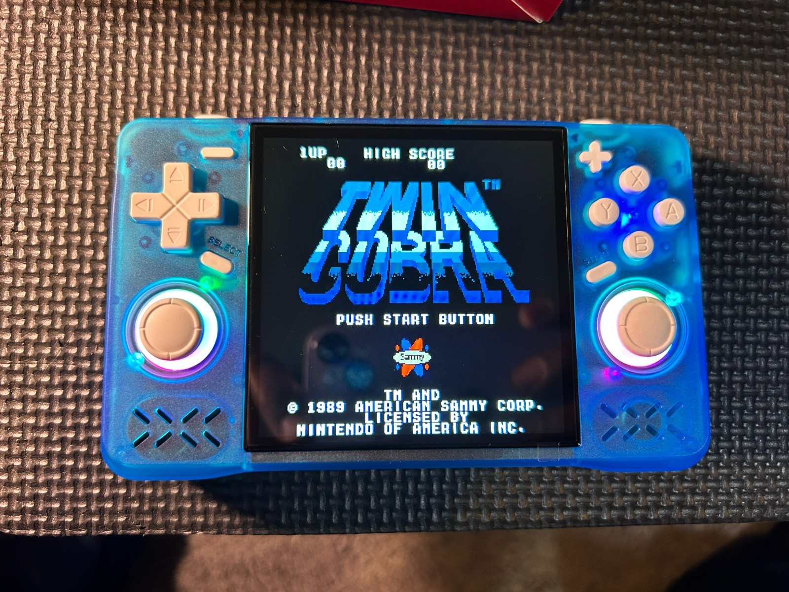XF40H GAMING HANDHELD (GAMES INCLUDED) BLUE (GXRG)