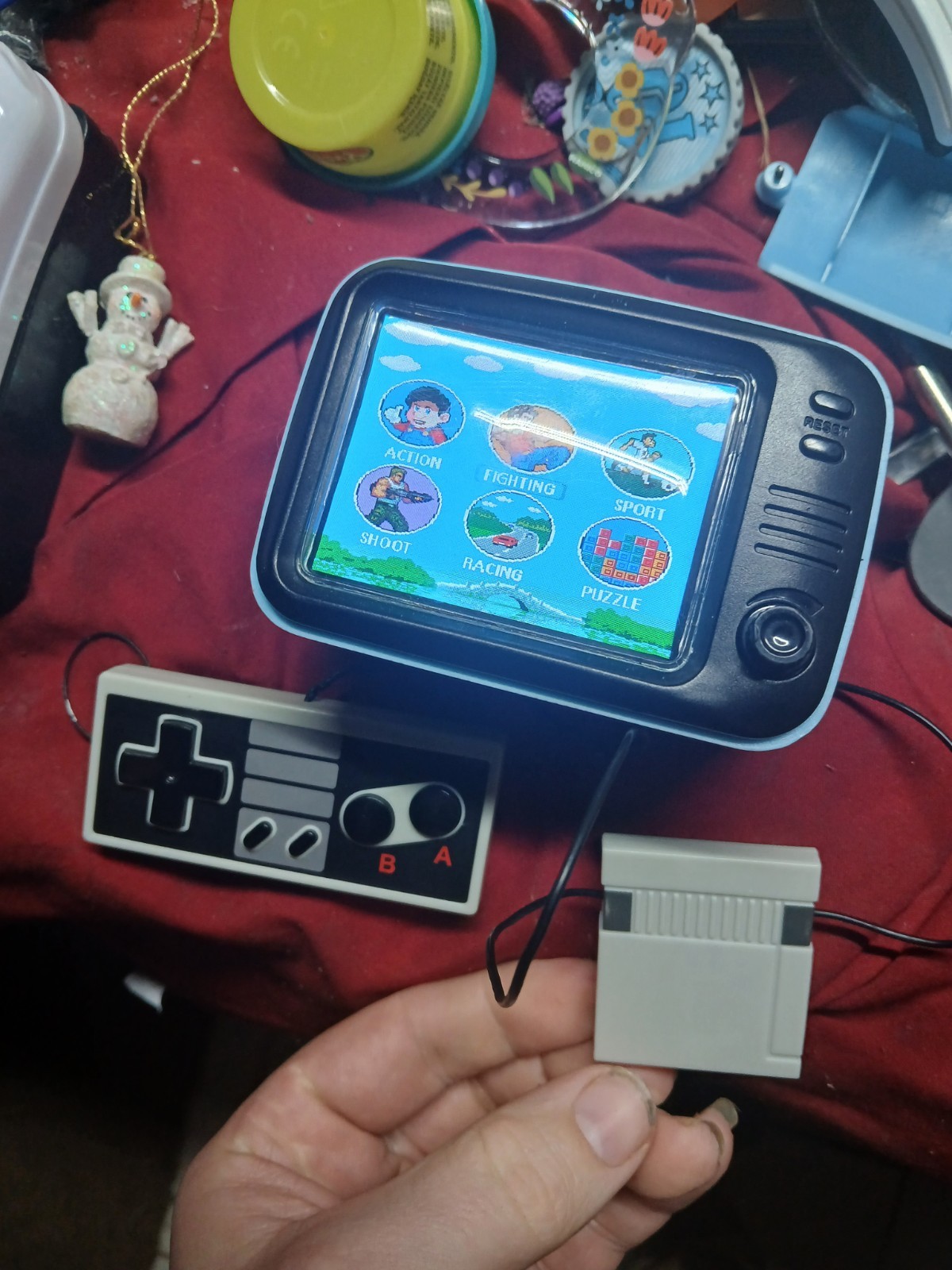 5 Below Retro Miniature Portable Nintendo Console And Tv With Over 500 Games