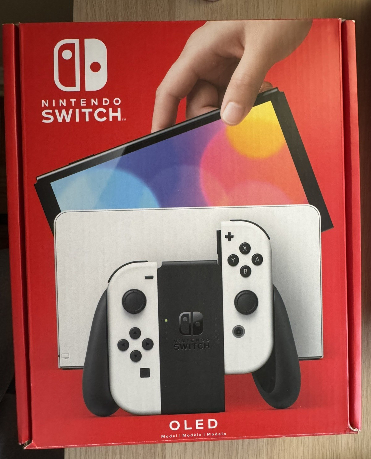 Nintendo Switch OLED Model 64GB/White with 64GB microSD Card & Extra Controllers