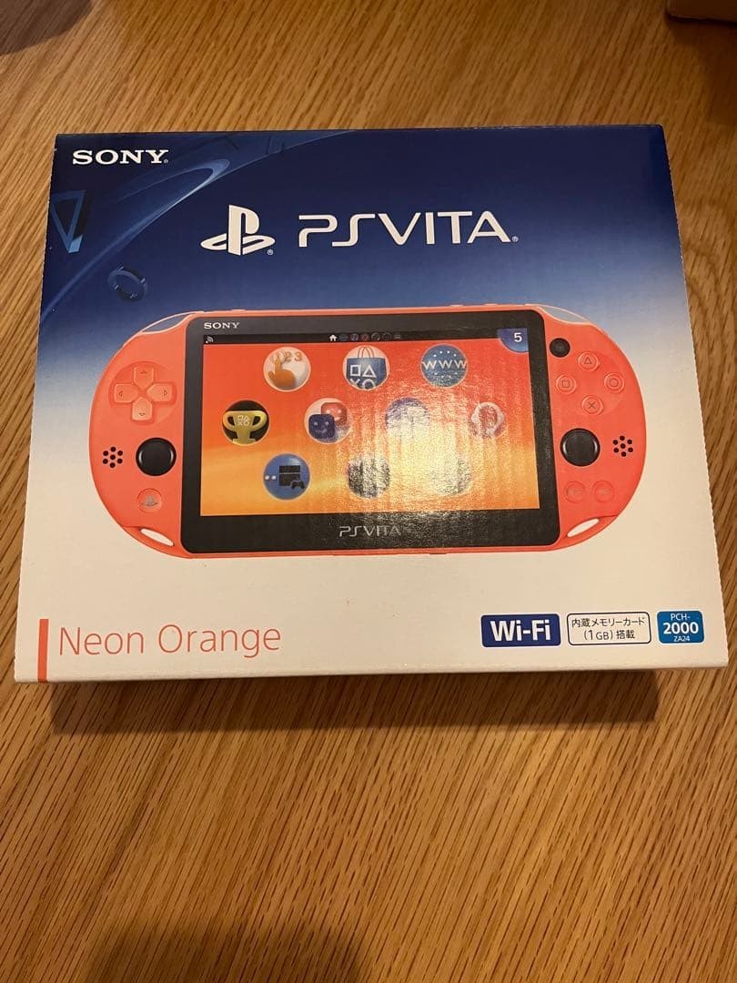 Sony PlayStation PS Vita PCH-2000 Neon Orange Wi-Fi Console Slim Handheld