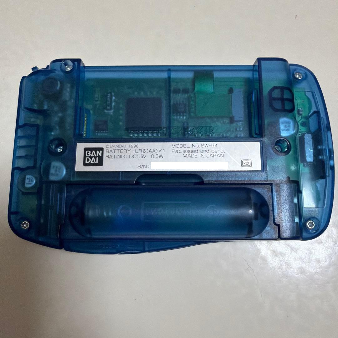 Bandai WonderSwan Skeleton Blue SWJ-77701B