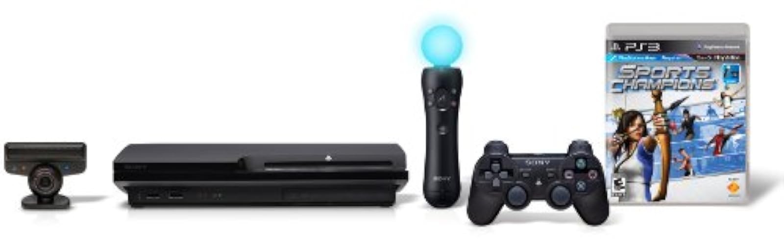 PlayStation 3 – 320 GB System PlayStation Move Bundle Slim Very Good 3Z