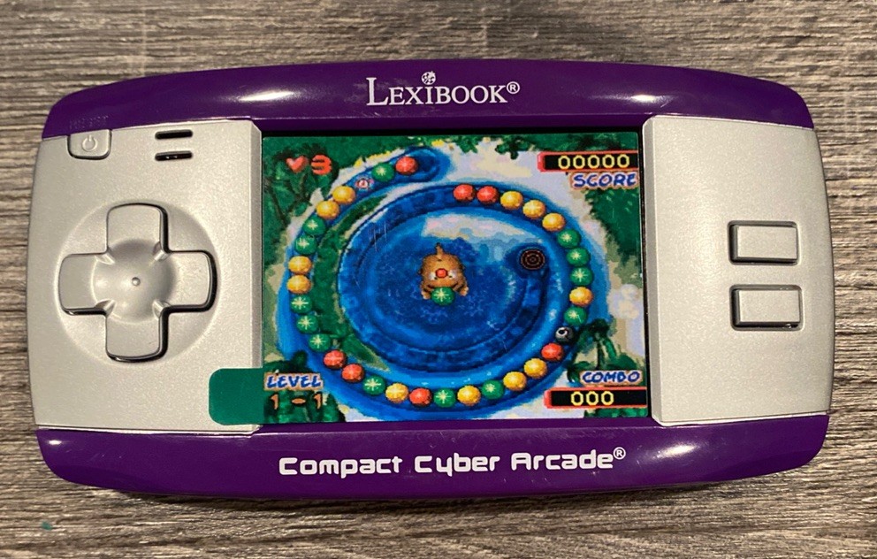 Lexibook Compact Cyber Arcade hand held electronic games Purple JL2375PR