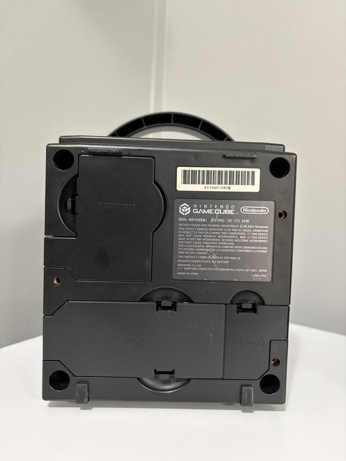 Nintendo DOL-001 GameCube Console – Black, Controller & Cables Optical Recapped