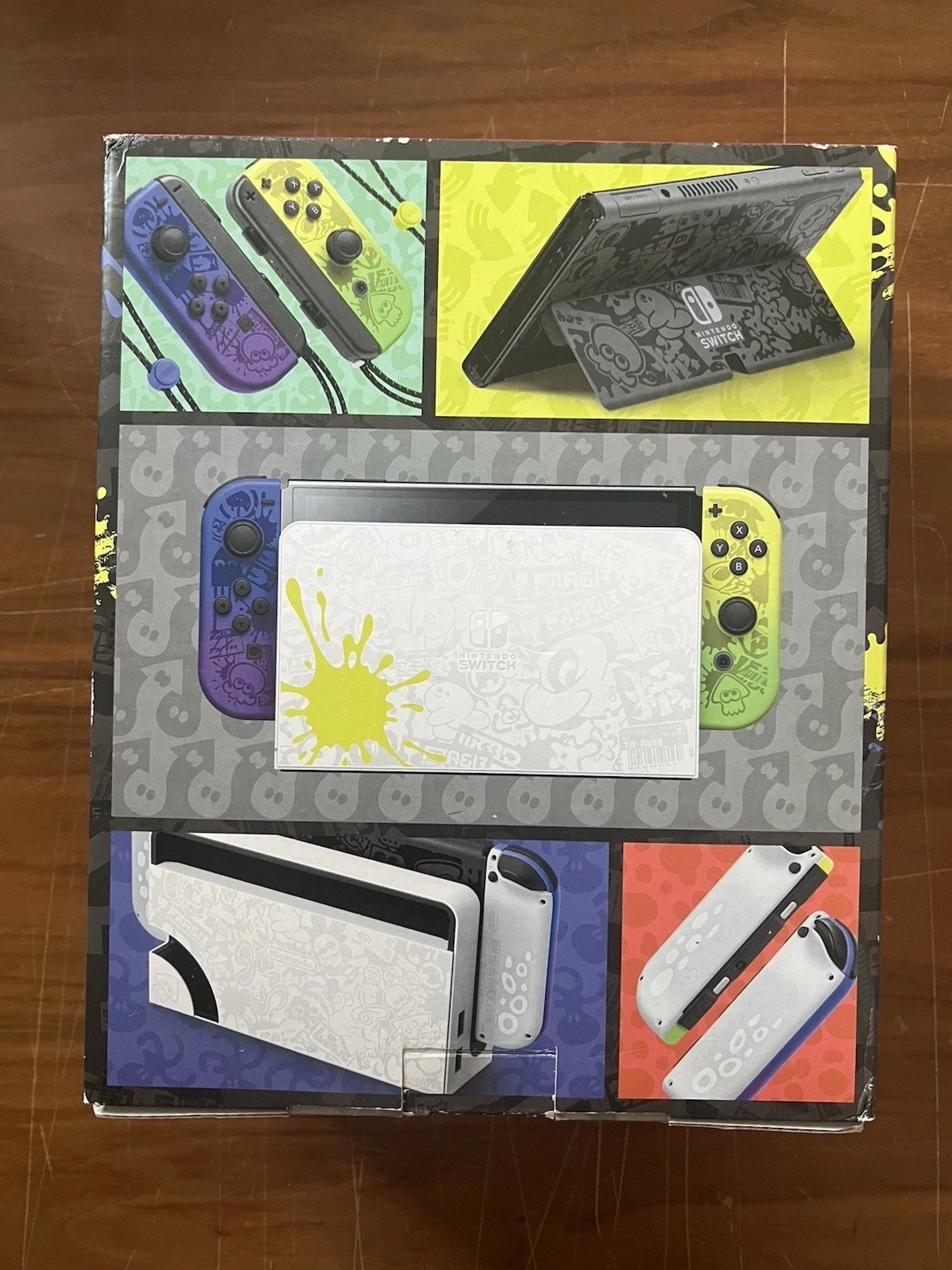 Nintendo Switch OLED Splatoon 3 Special Edition Console CIB Extra Joy Cons