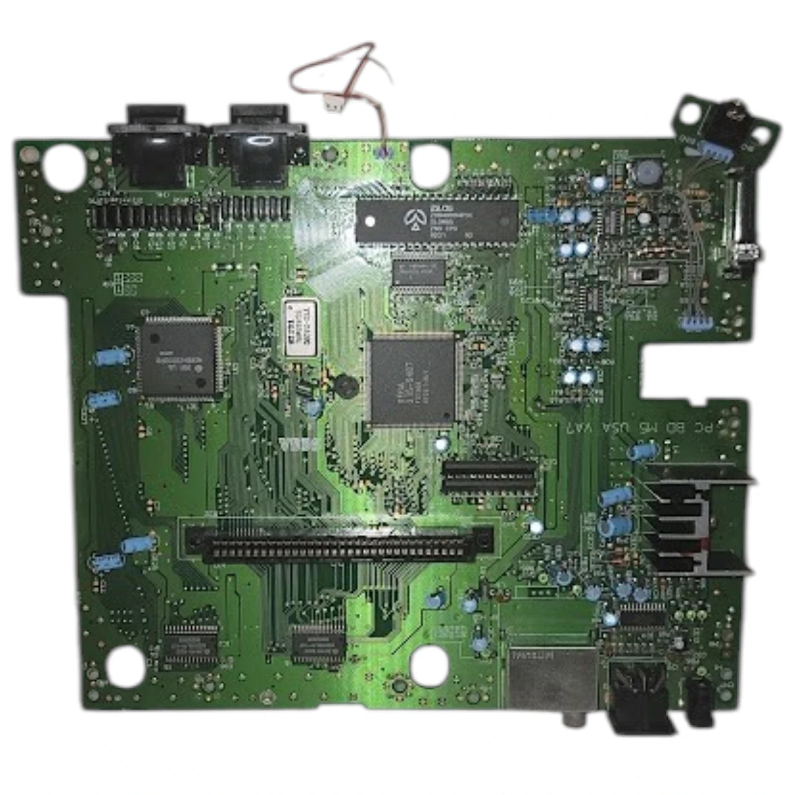 Sega Genesis Model 1 Console VA7 Cleaned Tested – OEM PSU Pad RF AV HardBall
