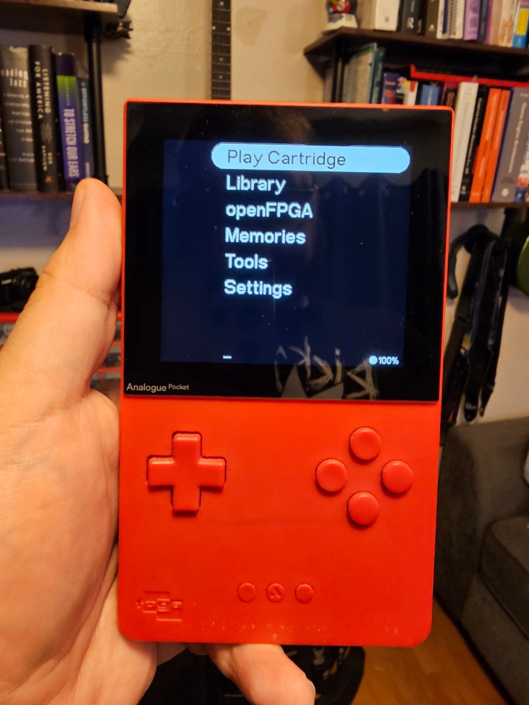 Analogue Pocket: Classic Limited Edition Red Rare Color! with Dock