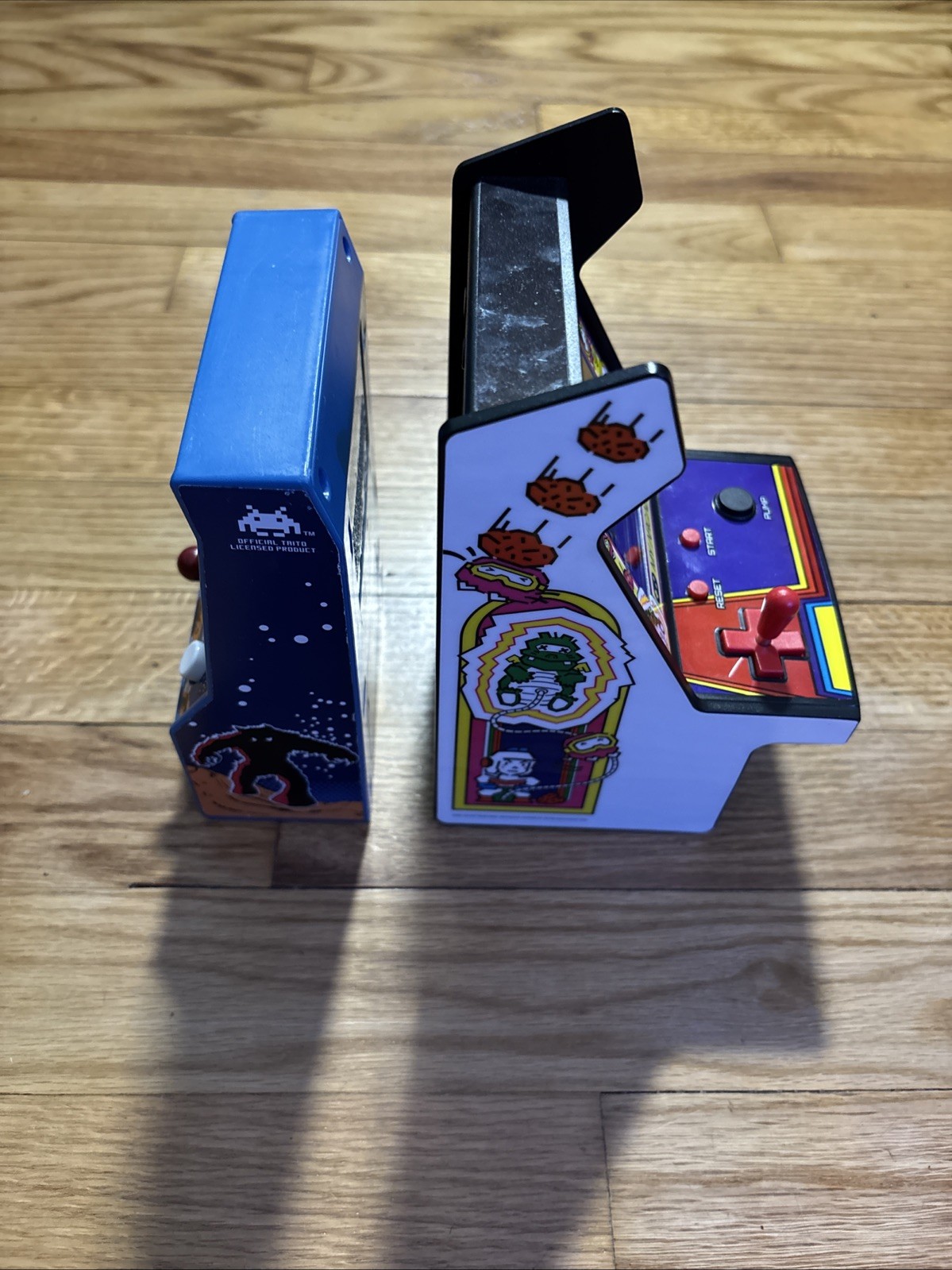 DigDug Micro Arcade Player & SPACE INVADERS MICRO PLAYER Bundle used tested!