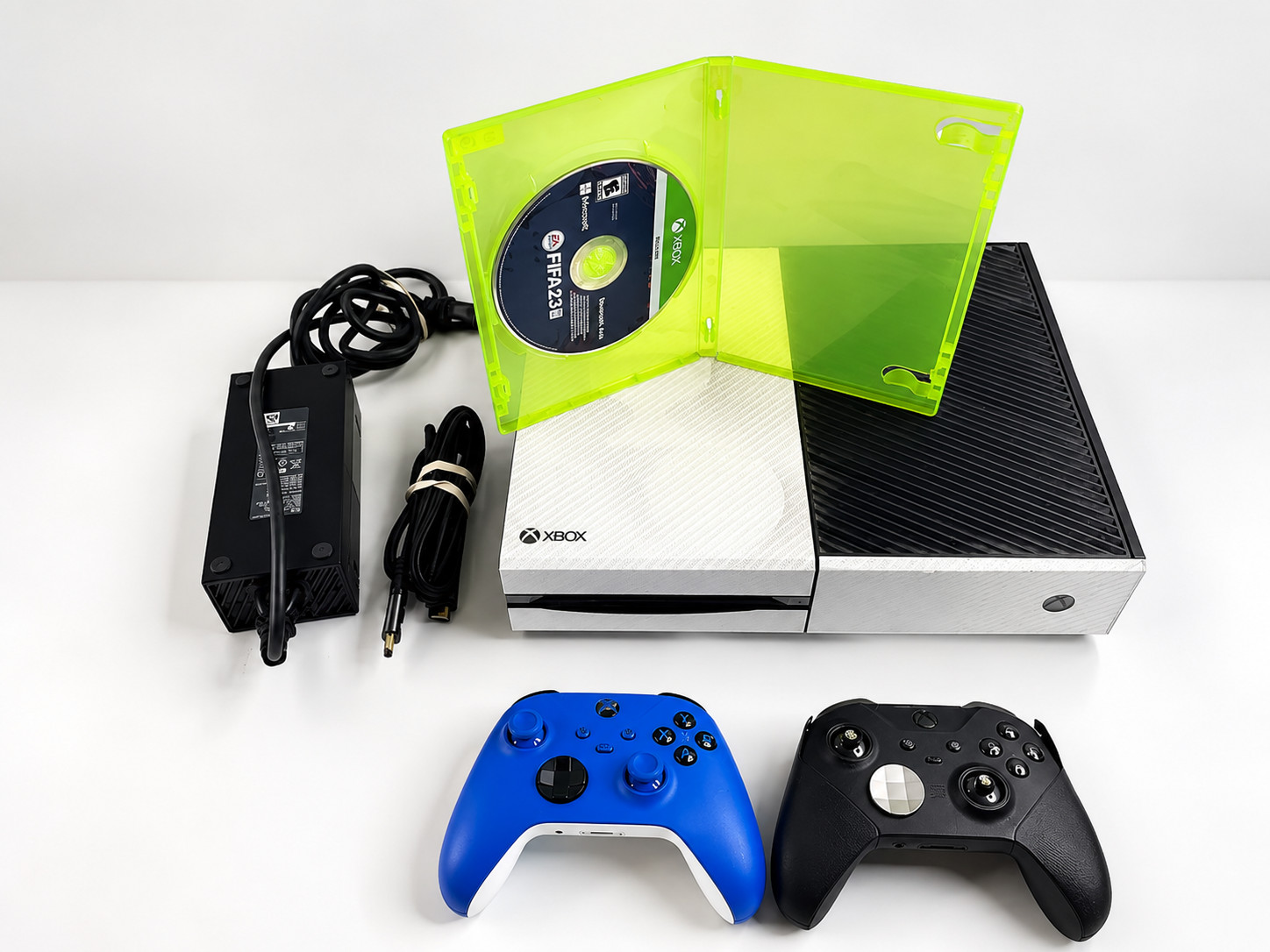 Microsoft Xbox One Console Bundle 2 Controllers FIFA 23 Elite 2 Tested HDMI
