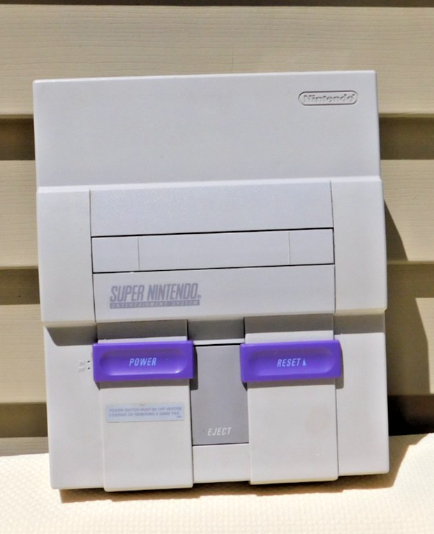 Super Nintendo SNES Console SNS-001 Controller, Power Cord, & AV Cables Tested