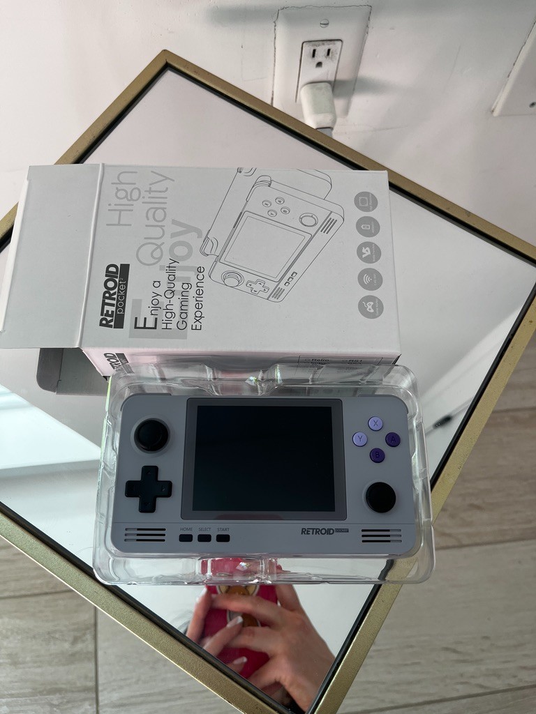 Retroid Pocket 2 Handheld Gaming Console in Gray