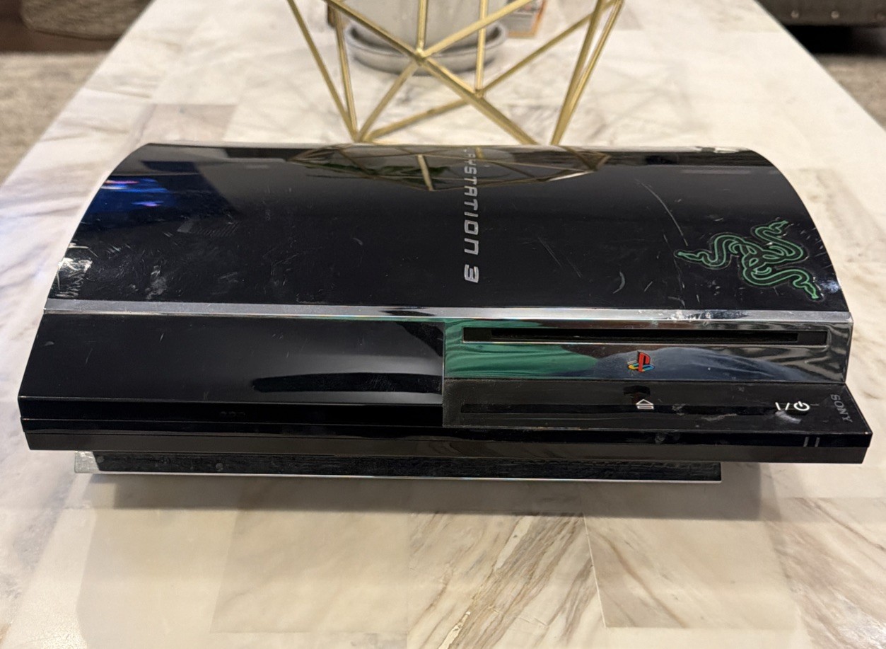 Playstation 3 CECHE01 PS3 Fat 80GB Backwards Compatible PS1 PS2 PS3 READ Tested