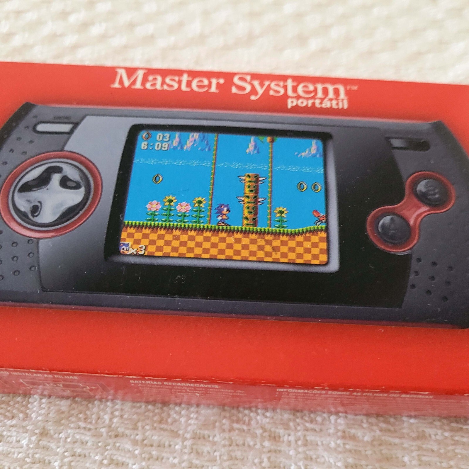 MASTER SYSTEM PORTABLE (PORTATIL) CIB – RARE HANDHELD CONSOLE BY TECTOY BRAZIL🔥