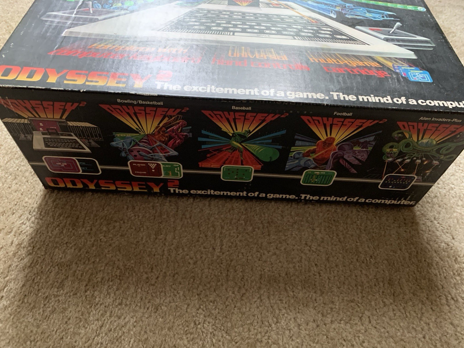Magnavox Odyssey 2 Console Untested with voice, 2 Controllers & AV Adapter Plug
