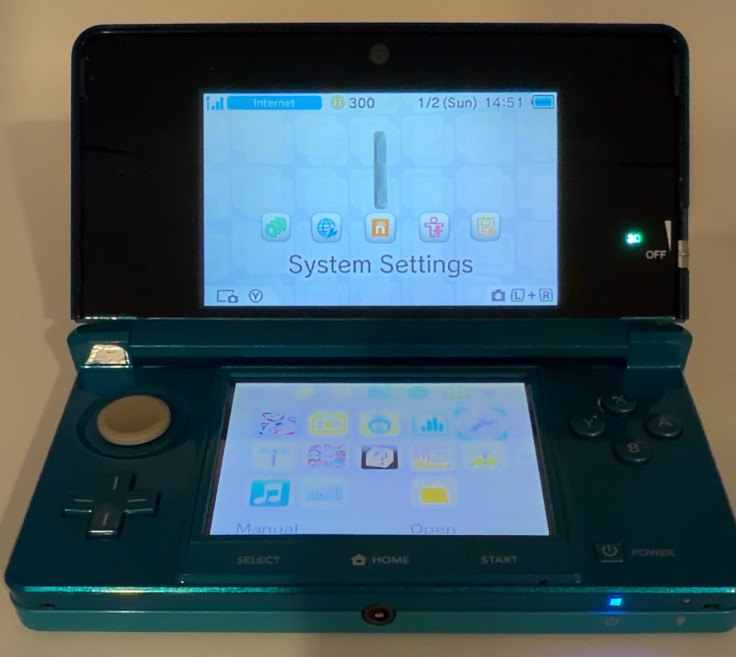 Nintendo 3ds Aqua Blue: Handheld Console Tested And Works Good Great Shape OBO